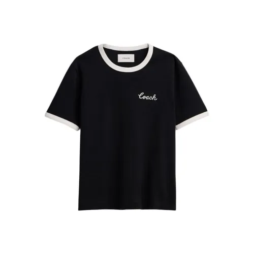 COACH SS24 T Рубашка Женская Черная