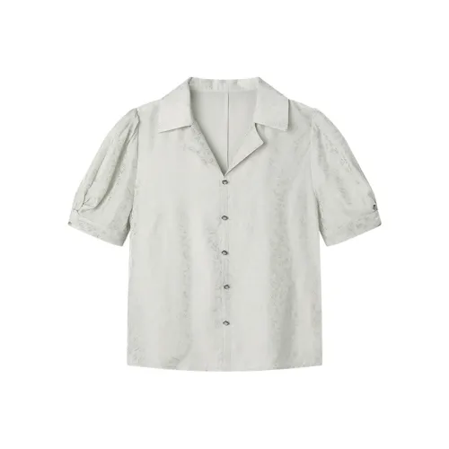 Pit Серо-зеленая Женская Рубашка