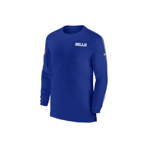 Nike x NFL Dri Fit Buffalo Bills Sideline COACH Футбол Джерси Мужской Королевский