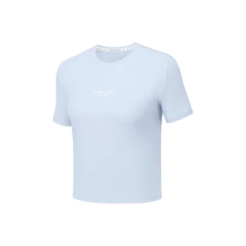 Skechers GODRI SS25 Стандартный T-Рубашка Женская Xenon GAS Синий 0356