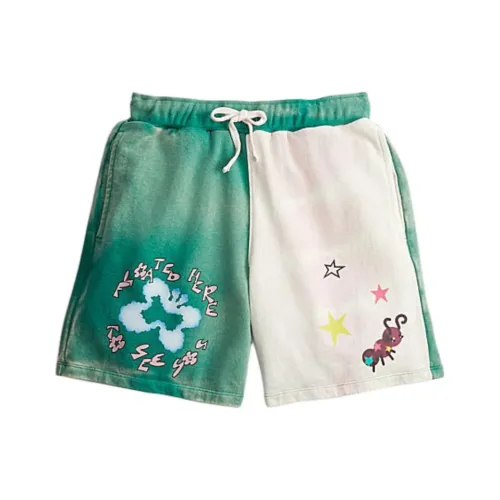 COACH Повседневные шорты Унисекс Зеленый