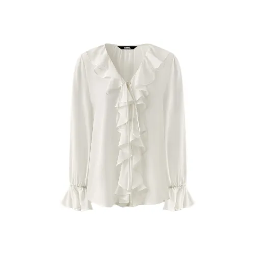 Karl Lagerfeld Рубашка Женская Белая