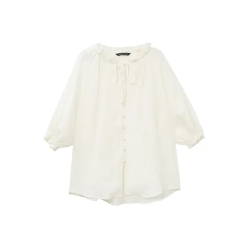 WESTLINK Экрю Женские Рубашки