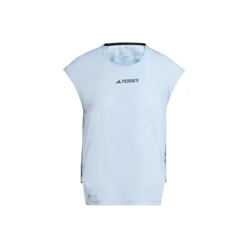 adidas Terrex Agravic Pro T Рубашка Женская Светло-Розовая Синяя