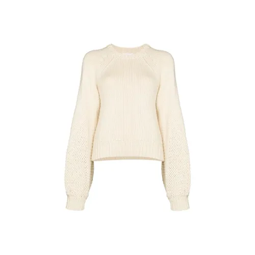 Chloe FW21 Свитер Женский Бежевый