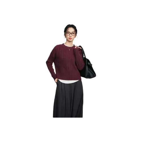 Juden Choi Красный Женские Свитеры