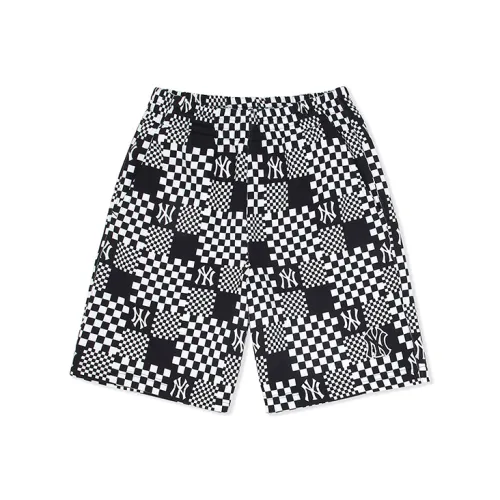 MLB Checkerboard New York Yankees Повседневные шорты Унисекс Угольный серый