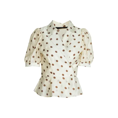 ROEYSHOUSE Рубашка Женская в горошек