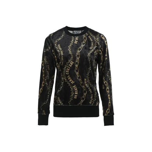 VERSACE JEANS COUTURE FW24 Толстовка Женская Черная