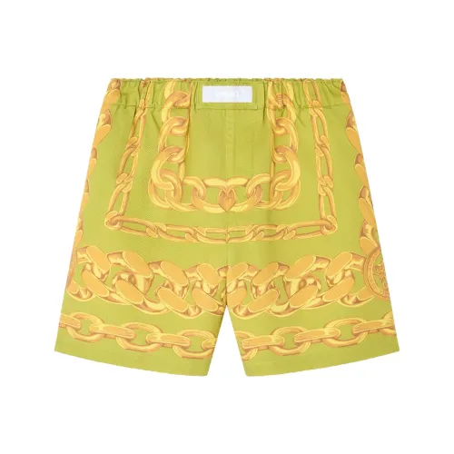 VERSACE SS25 Повседневные шорты Мужские Светло-зеленые