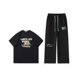 Черный топ + Черные брюки