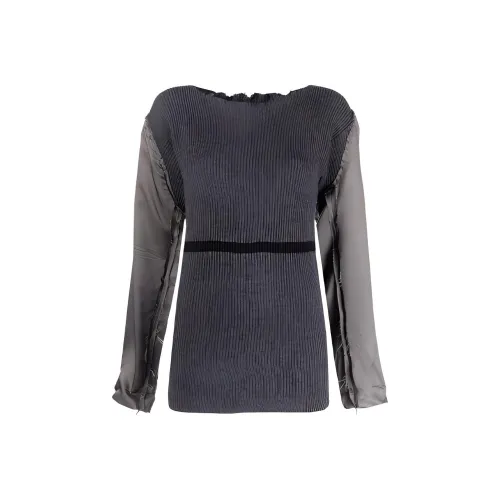 Maison Margiela SS22 Slim Fit Трикотаж Женский Серый