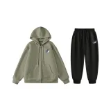 Пальма Зеленый (Логотип Happy Shark на груди) + Черный (Логотип Happy Shark на штанах)