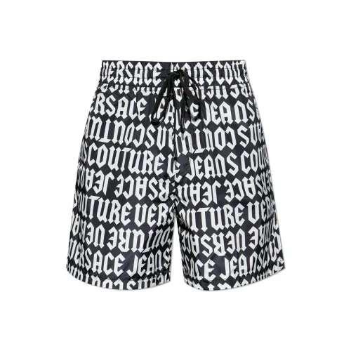VERSACE JEANS COUTURE Повседневные шорты Мужские Черные
