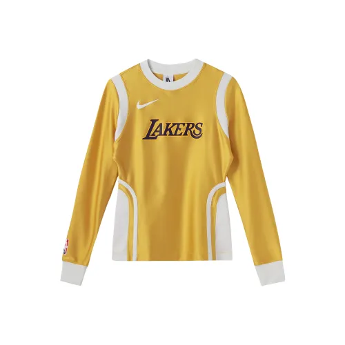 Nike Толстовка Азиатская версия Женская Золотая