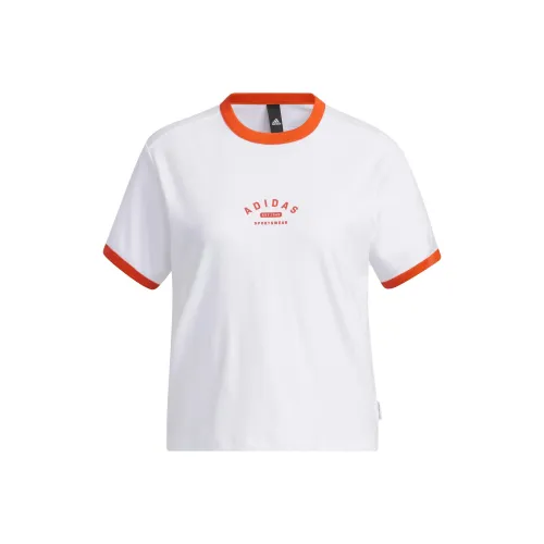 Adidas Белый Old Красный Женские Футболки