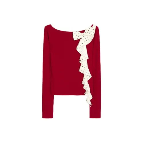 SYEEE WITH U T-Shirt Женская Красная