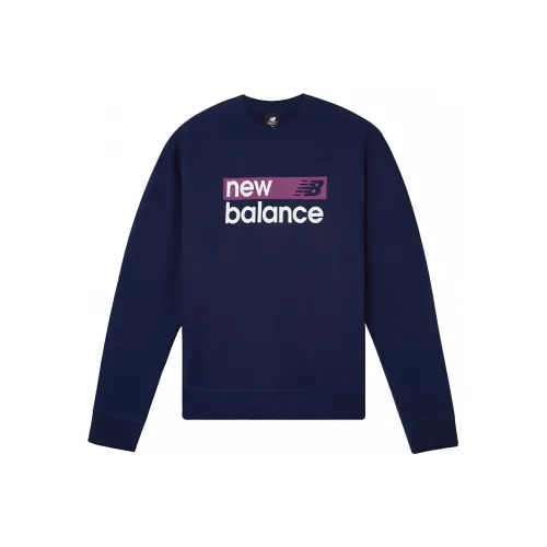 New Balance Leisure Life Темно-синий Женские Свитшоты