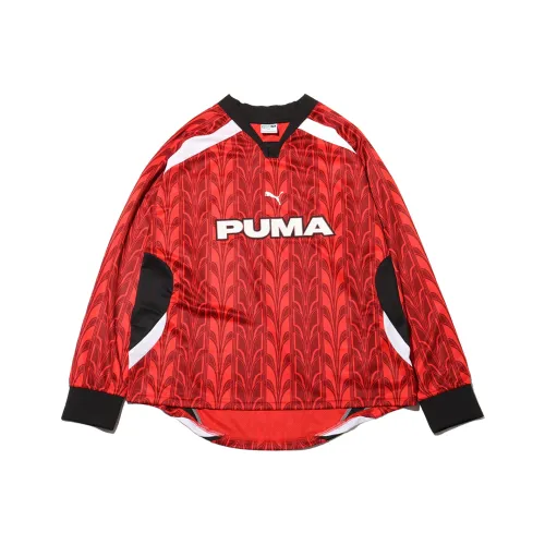 PUMA Football SS24 Футбол Джерси Унисекс Красный Черный Белый