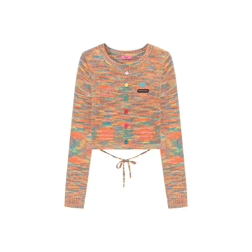 CHUU Свитер Женские Радужный Полосы