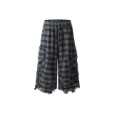 Джинсовая ткань, синий, клетка