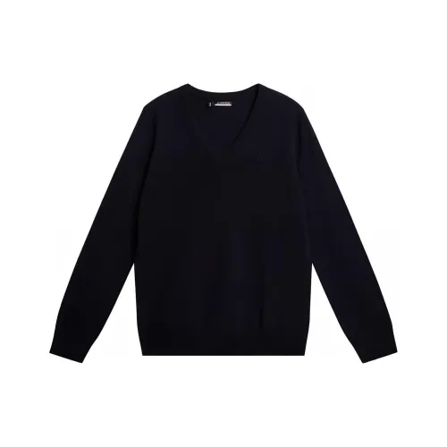 J.Lindeberg FW23 Amaya Вязаная модель Свитер Женские Морской синий