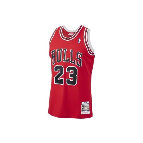 NBA x MITCHELL NESS Chicago Bulls Баскетбольная Джерси Мужская Красная