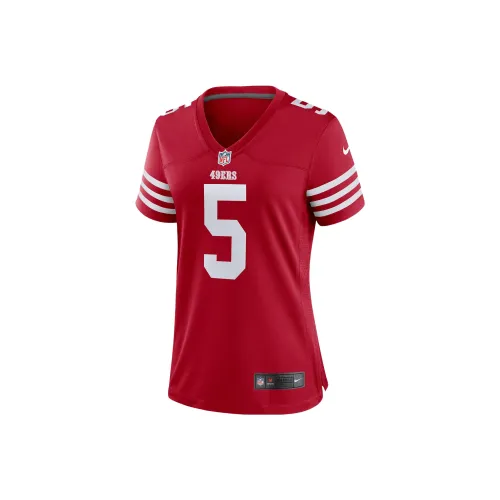 NIKE Женские футболки красного цвета