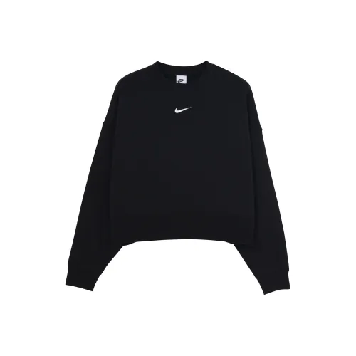 NIKE Sportswear Essentials series Черные Женские Свитшоты