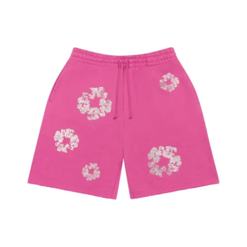 Denim Tears Swarovski Collaboration Розовые Унисекс Повседневные шорты