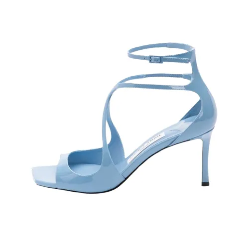 Jimmy Choo Azia One Sandals Strap 7,5cm Women's Sky Blue