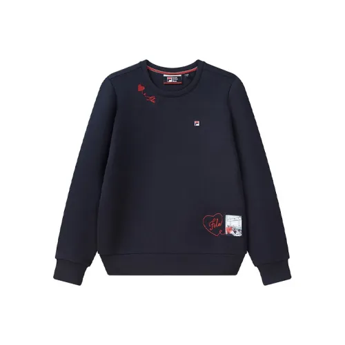 FILA Легендарный синий Женские Свитшоты