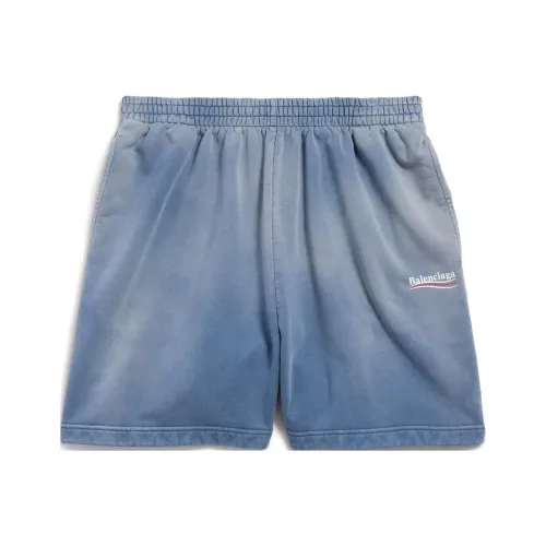 Balenciaga Повседневные шорты свободный крой мужской синий
