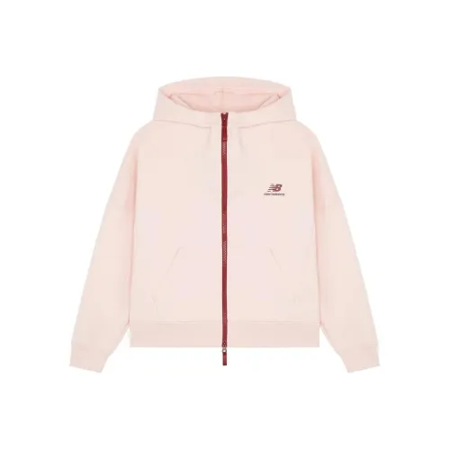 New Balance Толстовка Женская Розовая