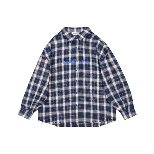 INSANE LASIA Рубашка Унисекс Королевский Синий