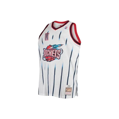 NBA x MITCHELL NESS Houston Rockets Баскетбольная Джерси Мужская Белая