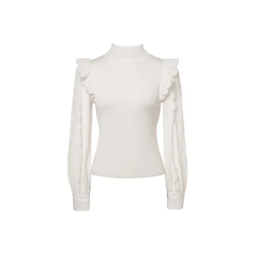 LOFT SHINE SS22 Slim Fit Трикотаж Женский Белый