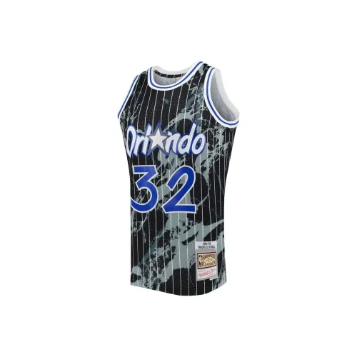 NBA MITCHELL NESS Шакил О'Нил Баскетбольная Джерси Мужская Черная Серый