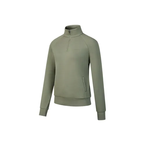 Saucony Свитшот Женский Темно-хаки Зеленый