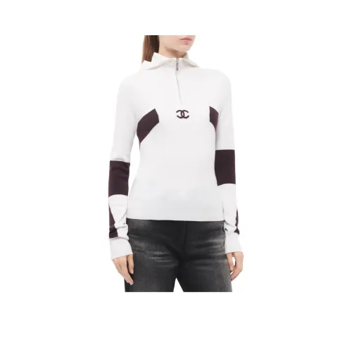 CHANEL COCO NEIGE серия 24N Neige Коллекция для лыжного спорта Свитер Женская Белая