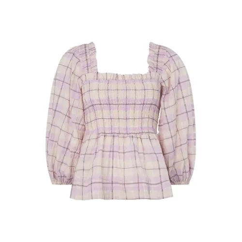 GANNI Розовые Женские Рубашки