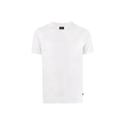 FENDI Белая Мужская T-рубашка