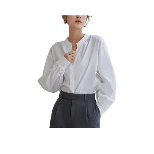 Wbwq Белые Женские Рубашки