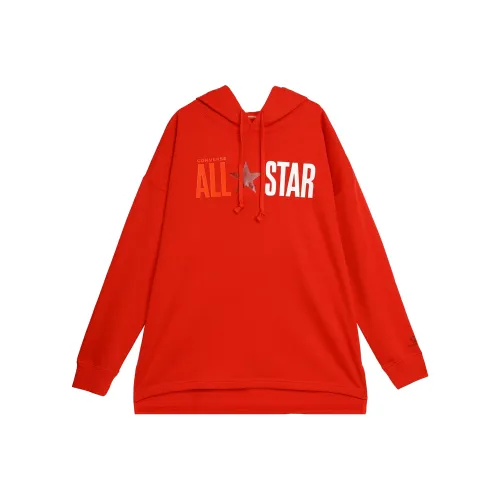 Конверс Красный Женские Свитшоты