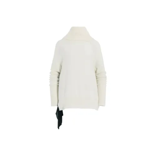Yohji Yamamoto Экрю Женские Свитера