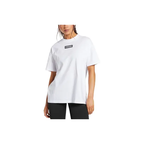 GYMSHARK Блок OVERSIZED T-Рубашка T-Рубашка Женская Белая