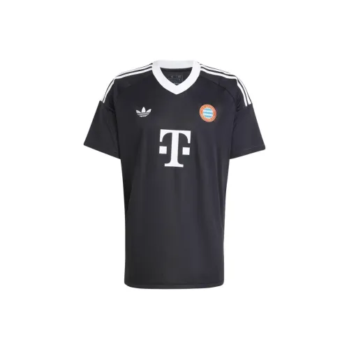 Adidas Originals FC Bayern 24 25 Третье Голкипер Футбол Джерси Мужской Черный