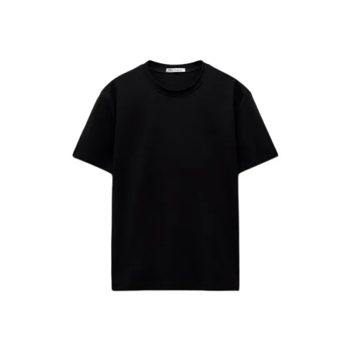 ZARA Черные Женские Т-рубашки