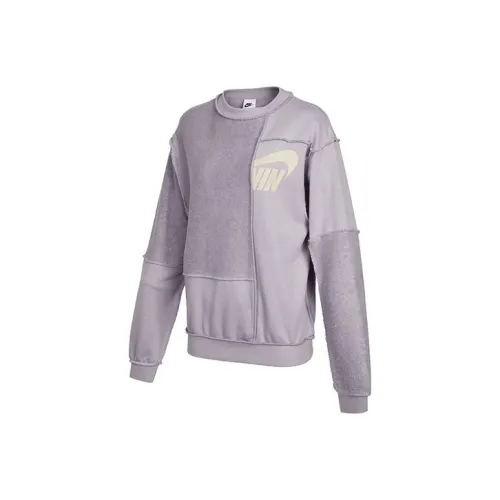 NIKE Фиолетовые Женские Свитшоты