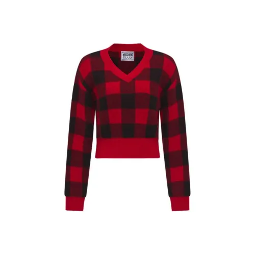 MOSCHINO FW23 Свитер Женский Красный